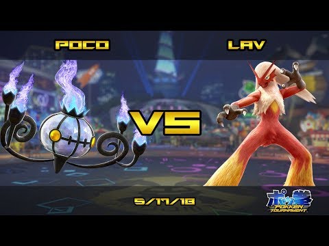 Pokken DX @ Combo Breaker 2018: Poco (Chandelure) vs Lav (Blaziken)