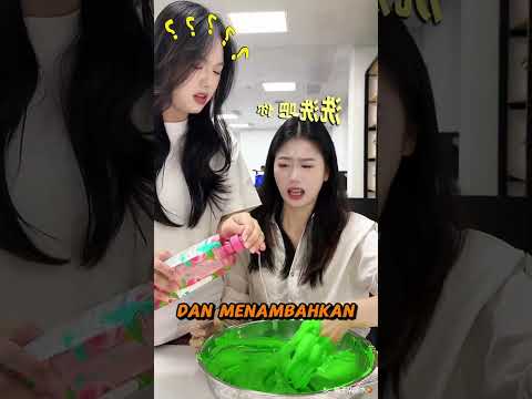 MAINAN SLIME BERUBAH CAIR😱⁉️