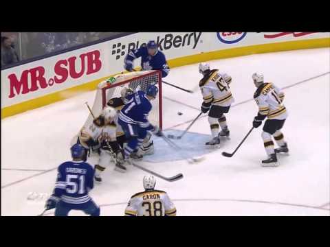 Holland Goal - Bruins 0 vs Leafs 1 - Dec 8th 2013 (HD)