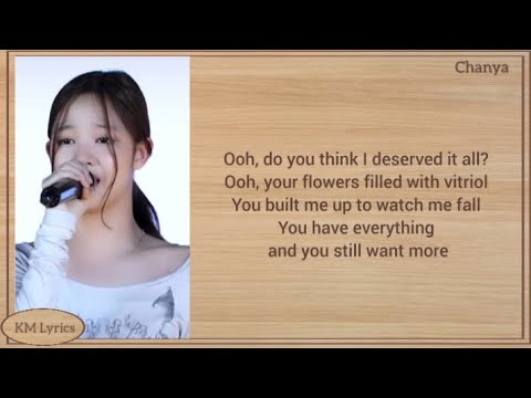 Chanya (YG NEXT MONSTER) – "The Grudge" (Olivia Rodrigo Cover) | Easy Lyrics