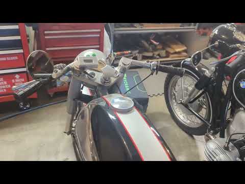 1965 Marusho ST500 custom. First start in many years.