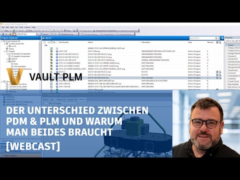 Autodesk Vault PLM - Der Unterschied zwischen PDM & PLM und warum man beides benötigt.