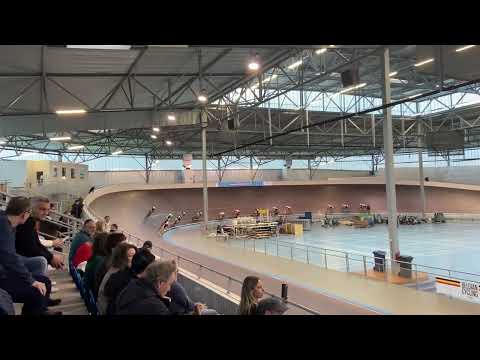 Nolan Huysmans wins scratch - Track Gent 4 12 2022