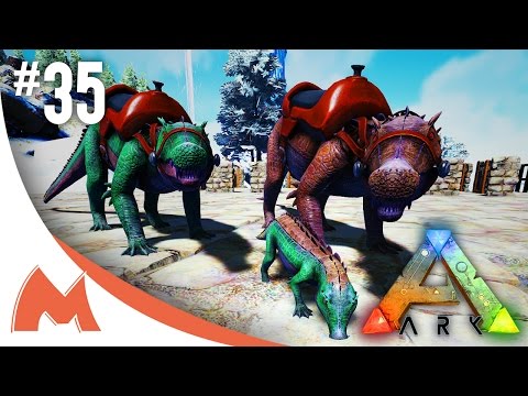 ARK: Survival Evolved - KAPROSUCHUS TAMING & BREEDING! CHALICOTHERIUM BABY! PATCH v248! (S2E35)