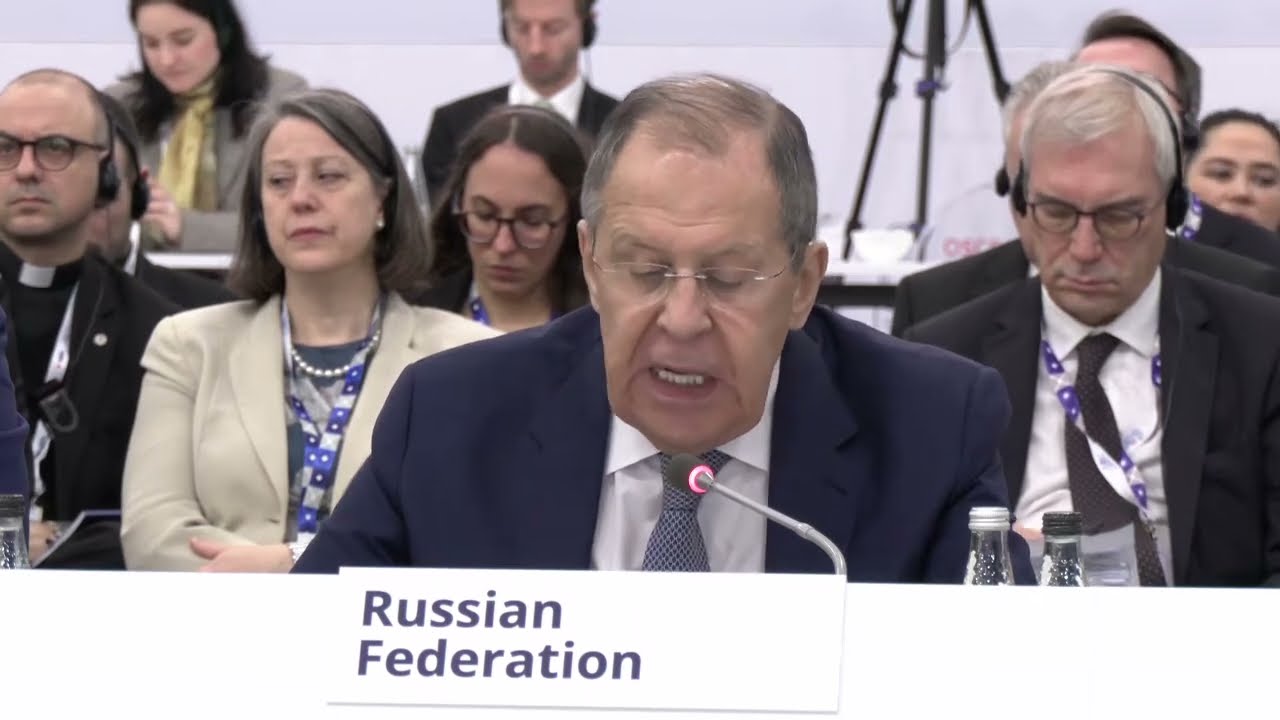 Выступление С.Лаврова на 31-м заседании СМИД ОБСЕ, Валлетта, 5 декабря 2024 года