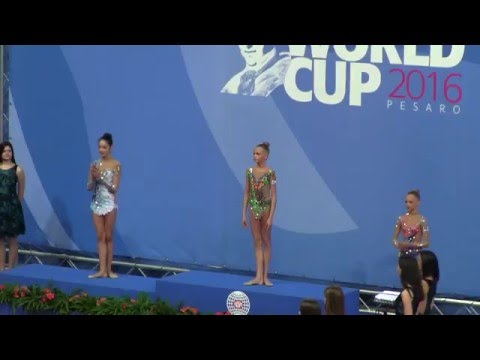 Alina Ermolova (2016) Medals · Rope | International Tournament · Pesaro | Alina Ermolova FC