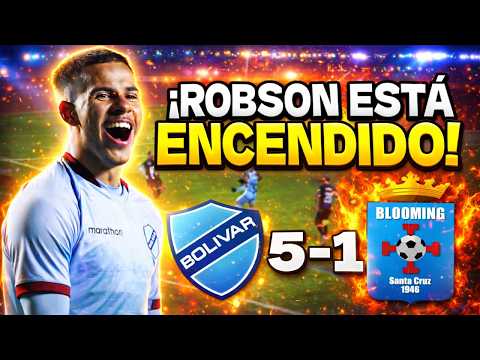 BOLIVAR DESTROYED BLOOMING ONCE AGAIN | NACIONAL POTOSÍ FOUGHT BUT IT WASN'T ENOUGH