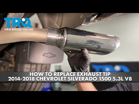 How to Replace Exhaust Tip 2014-2018 Chevrolet Silverado 1500 5.3L V8