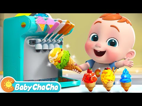 Time to Make Yummy Ice Cream | Colorful Ice Cream Song + Baby ChaCha Nursery Rhymes & Kids Songs