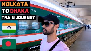 Kolkata to Dhaka Train Journey with Maitree Express || Visa, Immigration, Currency, Sim card