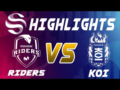 Movistar Riders vs KOI Highlights - LEAGUE OF LEGENDS - SUPERLIGA - JORNADA 13