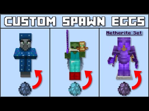 MaxStuff - Minecraft - How To Get Custom Spawn Eggs