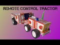 How To Make Matchbox Tractor At Home With Dc Motor Rc Tractor Making With Matchbox