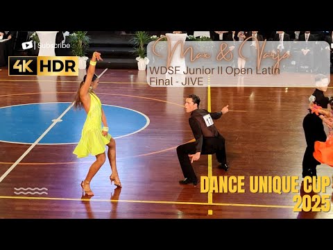 WDSF Dance Unique Cup 2025 - Open Latin Junior II - Final - Jive
