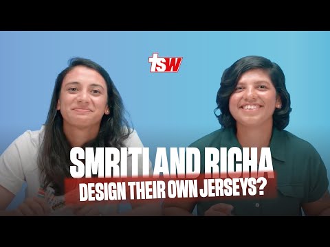 Smriti Mandhana and Richa Ghosh Play The Jersey Design Challenge | The Sports Women