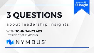 3 Questions with Nymbus CUSO’s John Janclaes