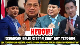 Download lagu SHOCKING! SBY WAS SHOCKED BY GIBRAN'S FIERCE SPEECH IN FRONT OF AHY!! PRABOWO WAS AMAZED! mp3