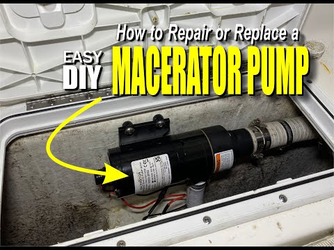 How to Repair or Replace a boat or RV Macerator Pump