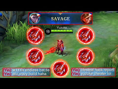 ALUCARD BUILD 6X ENDLESS BATTLE (LIFESTEAL HACK)