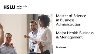 Major Health Business & Management - Master of Science in Business Administration
