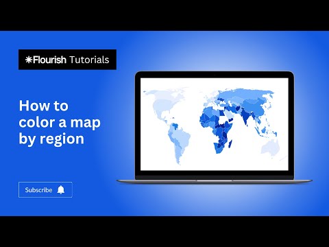 How to color a map by region in Flourish