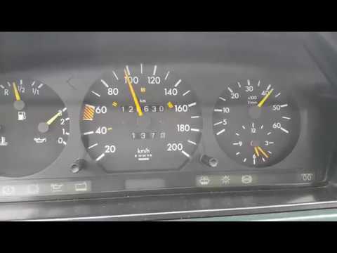 Mercedes W124 250D 0-100 km/h