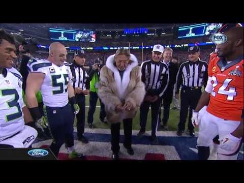 #SB48: Joe Namath's Coin Toss at 2014 Super Bowl