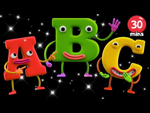 ABC Phonics Song for Kids 🎶 A to Z Alphabet Song | Colorful Uppercase & Lowercase Learning