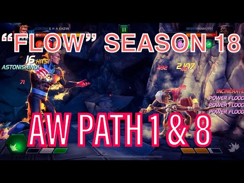 “FLOW” Season 18 AW Path 1 & 8 | Marvel Contest Of Champions