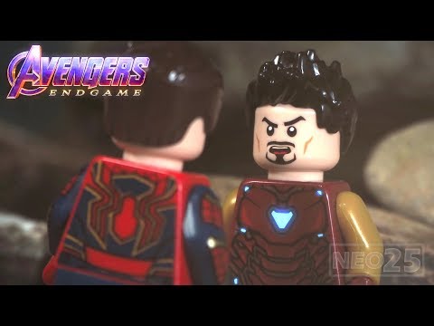 LEGO Avengers Endgame Final Battle Part 5 Iron Man and Spider-Man Reunite