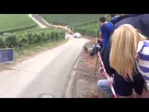 Accidente de  Simone Campedelli   WRC Rally Alemania
