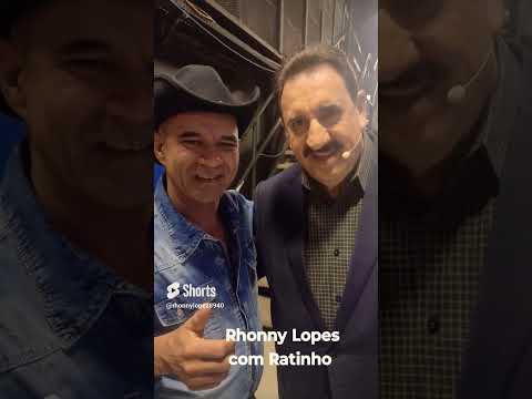 Rony Lopes com o Ratinho apresentador
