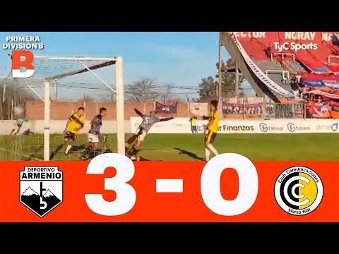 Deportivo Armenio 3-0 Comunicaciones | Primera División B | Fecha 5 (Clausura)