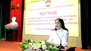 Hội nghị quán triệt Nghị quyết Đại hội đại biểu toàn quốc MTTQ Việt Nam khóa XI, nhiệm kỳ 2026-2031 và bồi dưỡng nghiệp vụ công tác Mặt trận năm 2026.