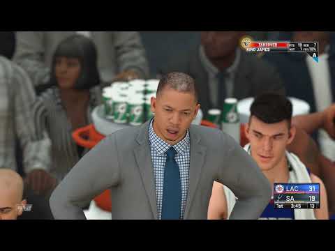 NBA 2K21 MY CAREER   EP 122 CLIPPERS VS SPURS
