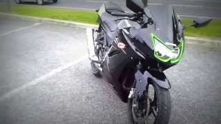 preview picture of video '09 Kawasaki 250R Ninja start up and walk around'