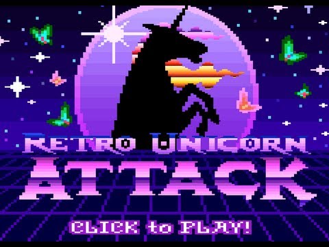 Retro Unicorn Attack
