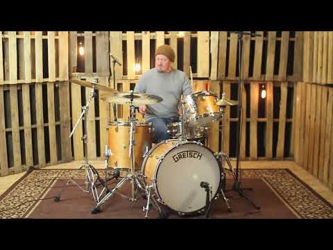 Gretsch Broadkaster Satin Classic Maple Drum Set - 22, 12, 16
