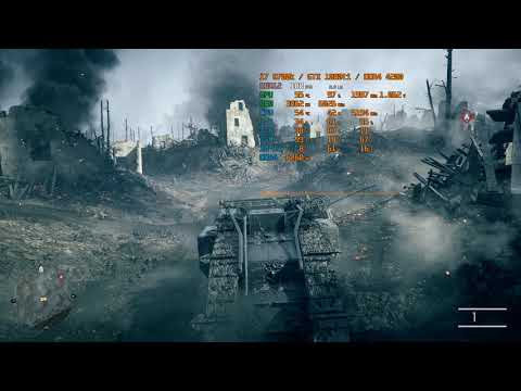 Battlefield 1 DX12 | i7 8700k @5.2 | GTX 1080TI | DDR4 4200 OC