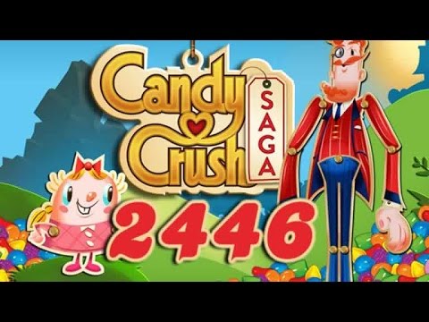 Candy Crush Saga Level 2446 - No Boosters