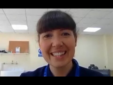 Cate Hall ('The Crown' makeup supervisor) on walking a ... - YouTube