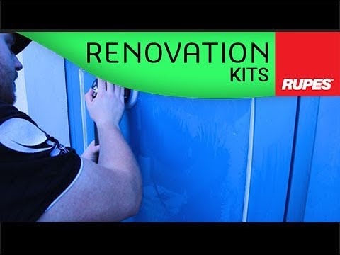 How to renovate a weathered door? RUPES Renovation Kits LHR12EBOX & LHR75EBOX