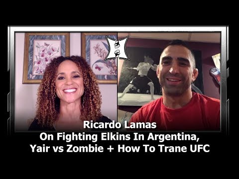 Ricardo Lamas On Fighting Elkins In Argentina, Yair vs Zombie + How To Trane UFC