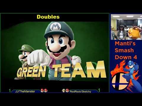 Jj & Themanster Vs. Redrock & Sketchy Losers Round 3 - Manti's Smash Down 4