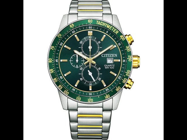 ساعة سيتيزن سبورت كرونوغراف كوارتز رجالية - AN3689-55X