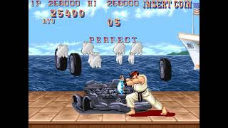 Street Fighter II: The World Warrior (Arcade World 910522 version) Ryu Run 🎮🥋🔥