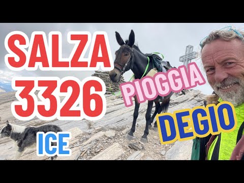PIOGGIA PRIMA MULA al 🌍MONDO🌍M.SALZA 3326 m.X la 4^ascensione 😱neve🥶grandine🥶VERTICAL NO LIMITS