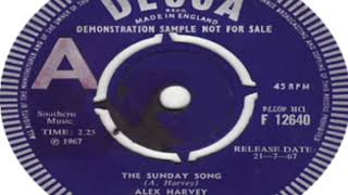 Alex Harvey   The Sunday Song 1969