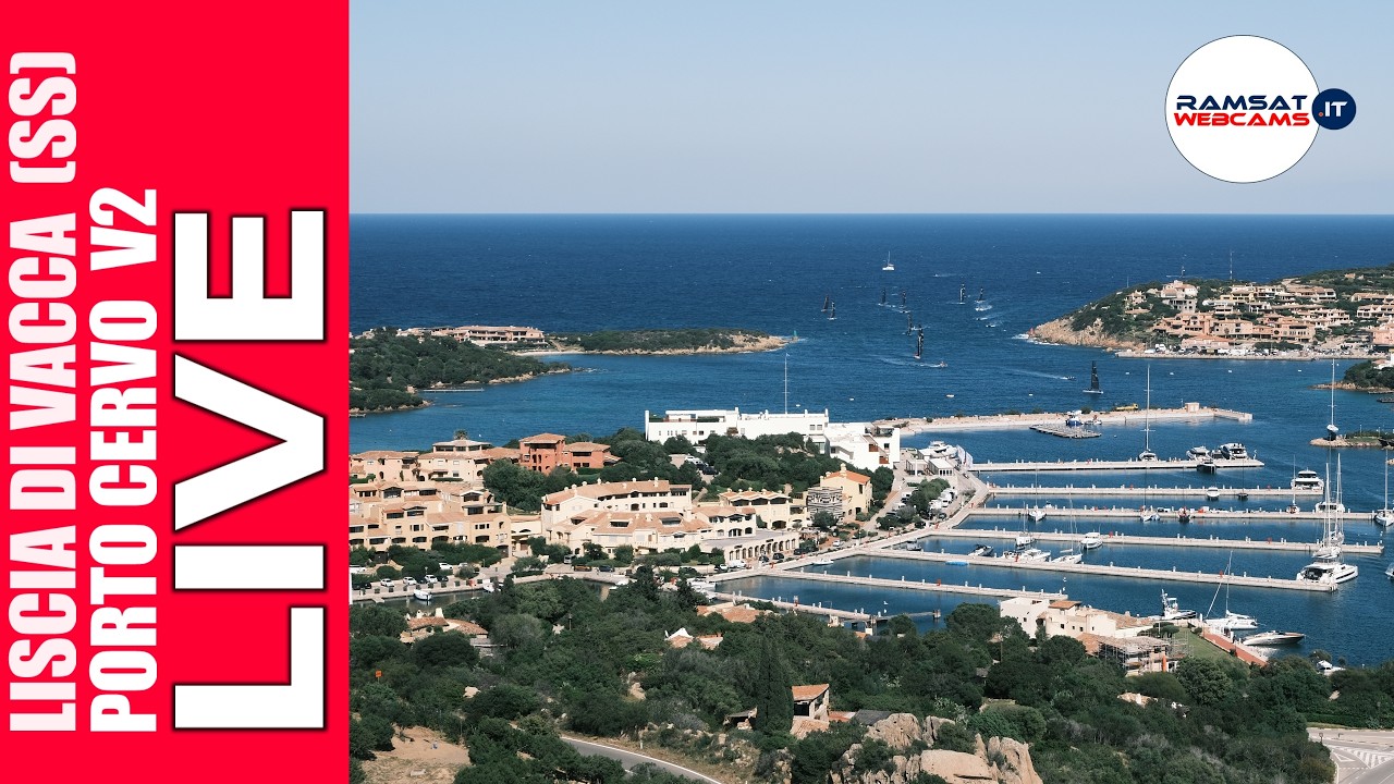 Live webcam view of Costa Smeralda Sailing Bay
