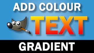 Use This Tip to Add Colour Gradient to Text in Gimp
